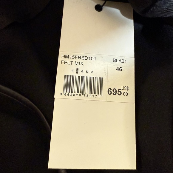 The Kooples Coat Mens FR 46 US Small Black Wool Cashmere‎ Detachable Chain New - Picture 6 of 8